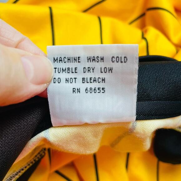 Olympus Official Sports Soccer Referee Jerseys (2) Size XL Blue Yellow Stripe - Picture 9 of 14